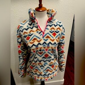 Eddie BauerSherpa Fleece Pullover Top size small